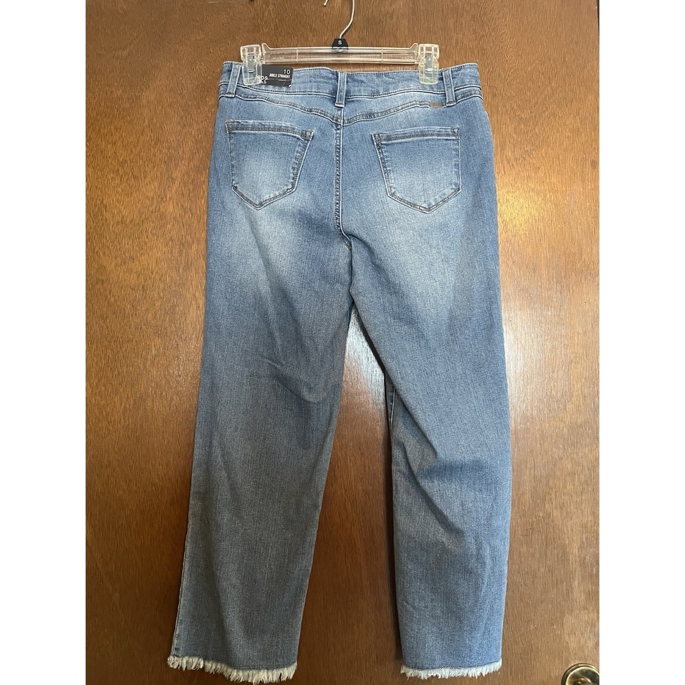 New 1822 Size 10 Ankle Straight Light Wash Denim Jeans - Picture 4 of 6